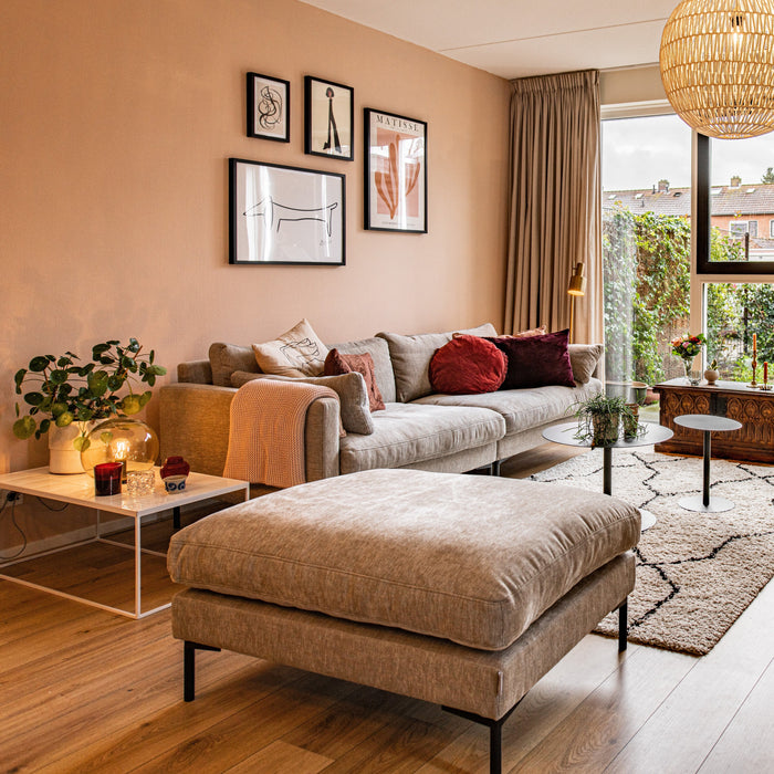 Zuiver Summer 3-zitsbank - Latte