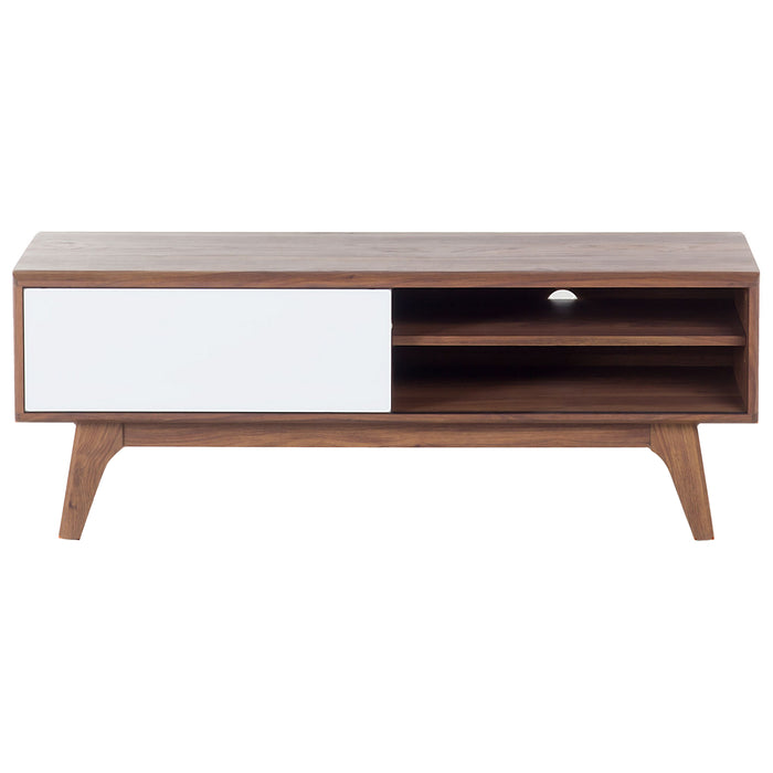 Beliani - BUFFALO  - TV-meubel - Donkere houtkleur - MDF