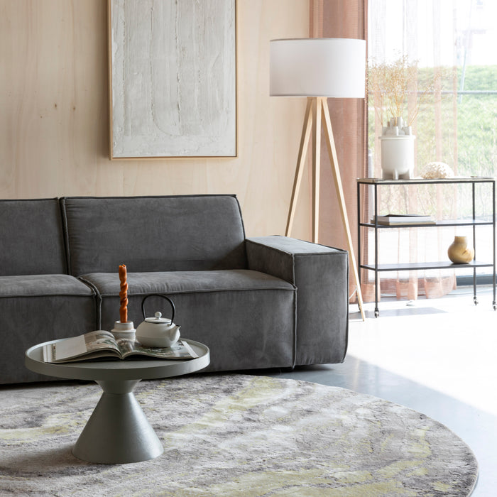 Zuiver Solar Vloerkleed Ø 200 cm - Geel/Grijs