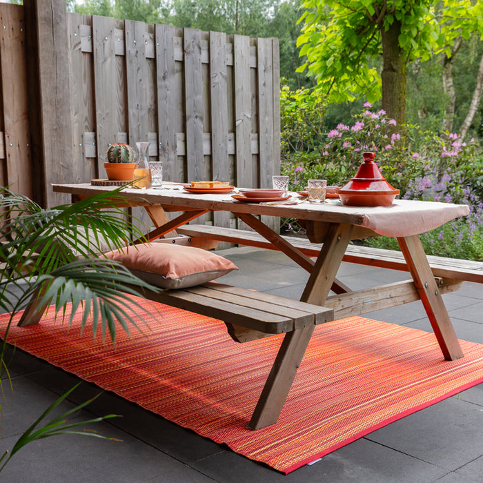 MaximaVida plastic kleed Lima 180 x 120 cm rood