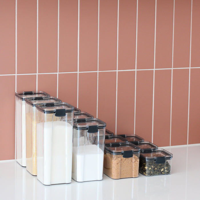 Krumble Voorraadpot plastic 700 ml - Set van 4