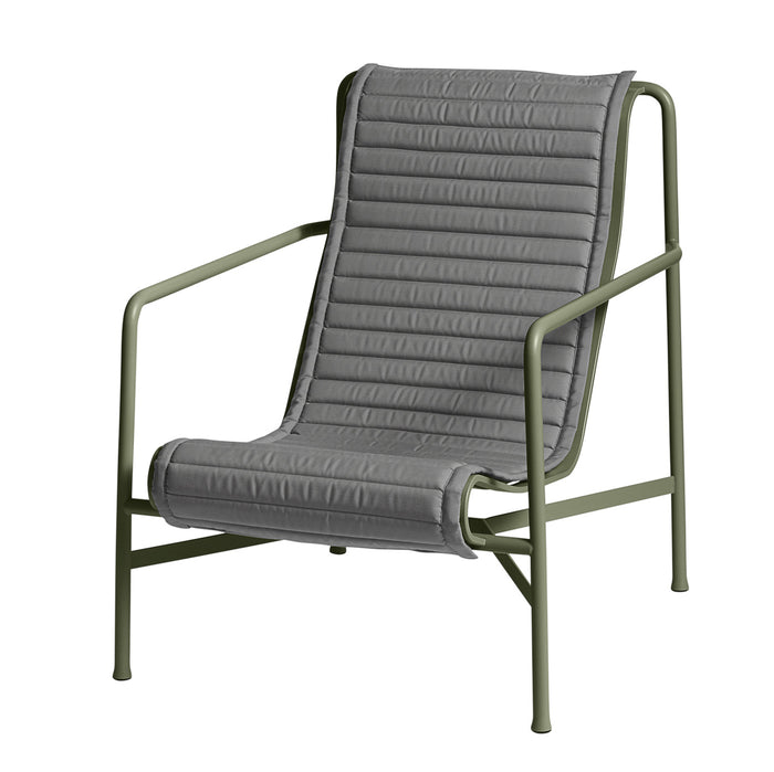 HAY Palissade Quilted Kussen voor Lounge Chair High - Antraciet