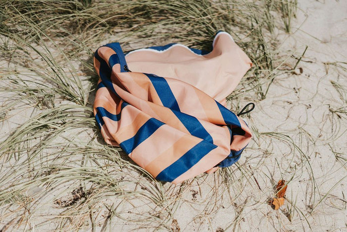 Play & Go Outdoor opbergtas mokka stripes