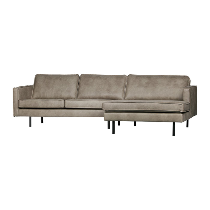 WOOOD Rodeo Chaise Longue Rechts - Eco-leder -  Elephant