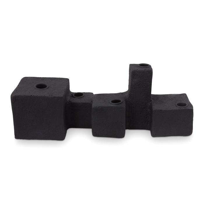 vtwonen Ecomix Kandelaar - Zwart H 14