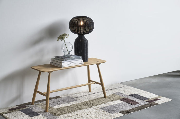 Villa Collection Bodo houten bankje naturel - 90 x 45 cm