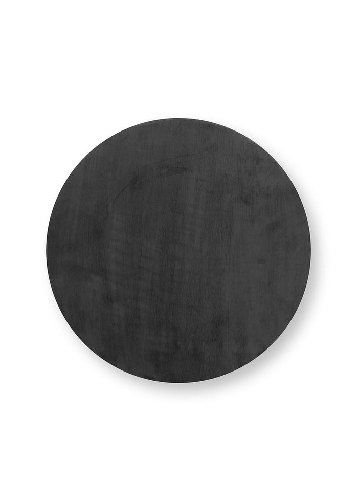 vtwonen Dienblad met Voet - Hout - Zwart - 29 cm