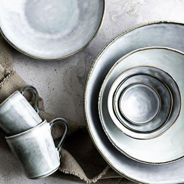 Organic by Dutch Rose Amsterdam kom 14 cm - blauw