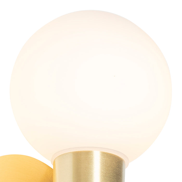 QAZQA Moderne wandlamp goud IP44 - Cederic Up