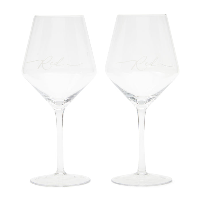 Riviéra Maison RM Rode Wijnglazen - 2 st.