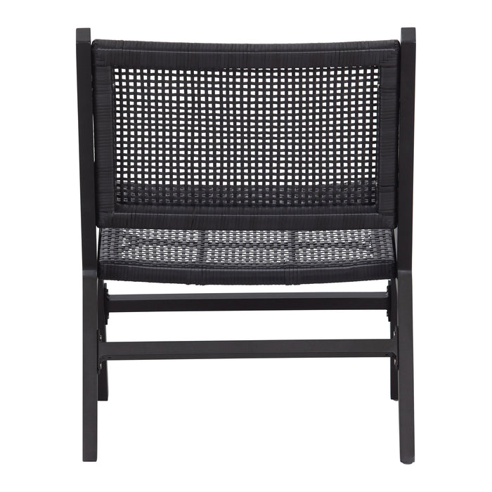 Woood Puk Fauteuil - Zwart