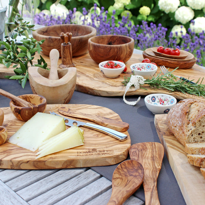 Bowls and Dishes Pure Olive Wood Tapasplank 50 - 55 cm