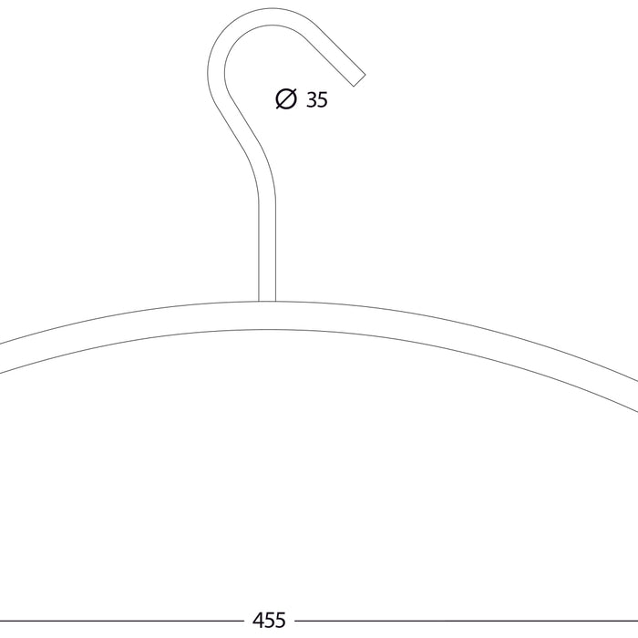 Intersteel Kledinghanger rvs geborsteld