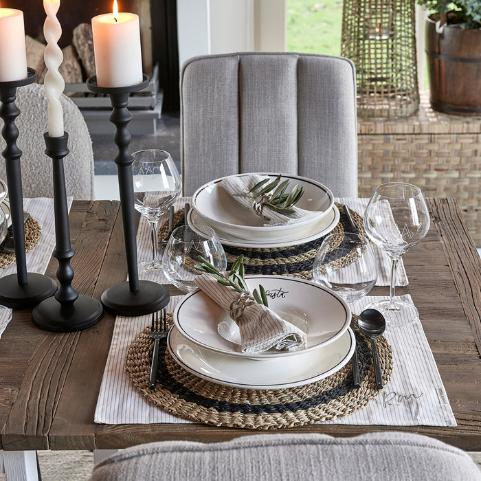 Riviera Maison RM Identity Placemat 2 pieces -  45.0x35.0x1.0 cm