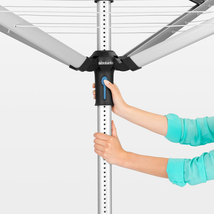 Brabantia Lift-O-Matic Advance Droogmolen 50 m + Grondanker