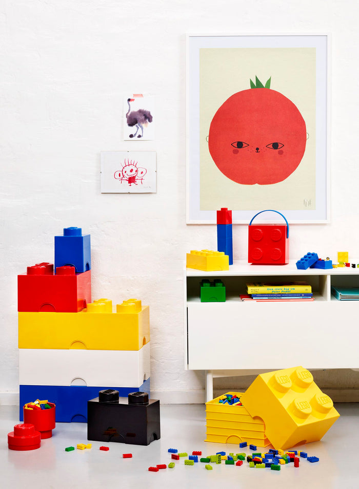 LEGO - Opbergbox Brick 2, Zwart - LEGO