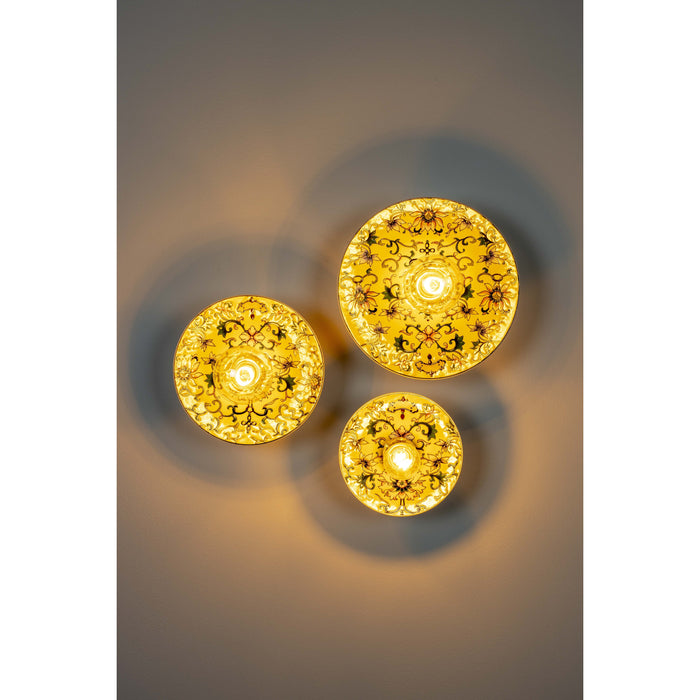 Bold Monkey Grannies Dishes Wandlamp Geel M