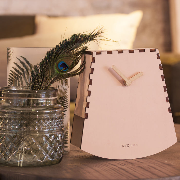 NeXtime Rocky Tafelklok 19,5 x 19,5 cm