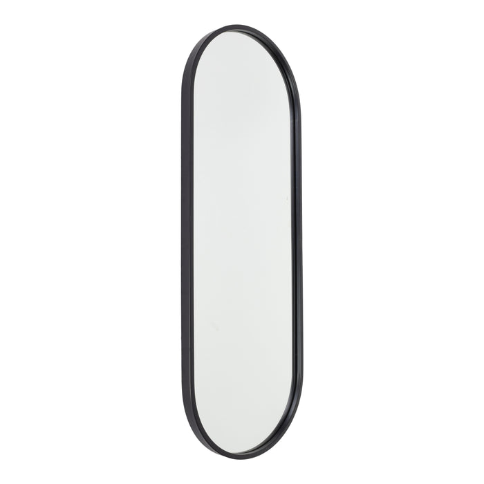 Fragix Boston Spiegel Ovaal - Zwart - 80x30