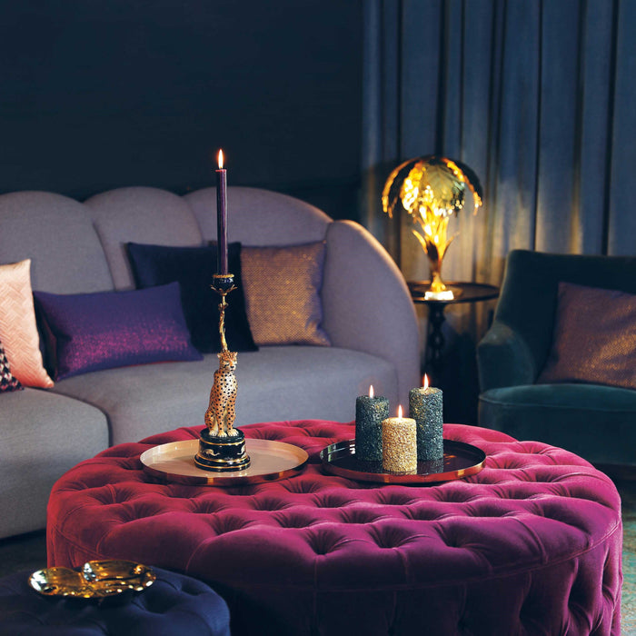 &k amsterdam Kandelaar Luipaard