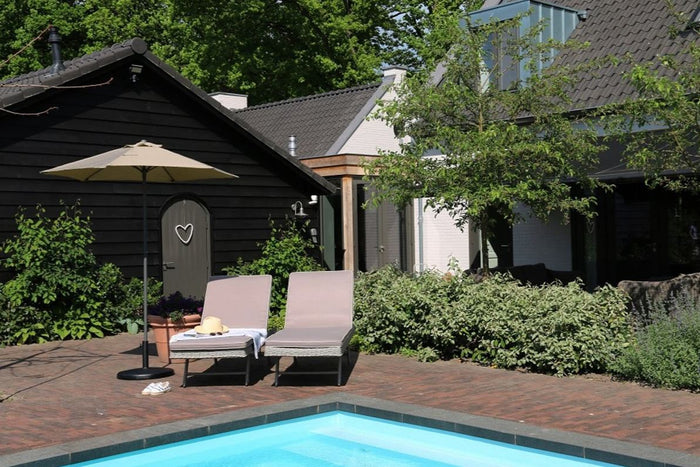 Parasol rond - Ø 200cm - ecru