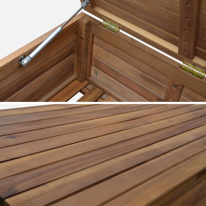 sweeek - Houten tuin opbergbox 110L