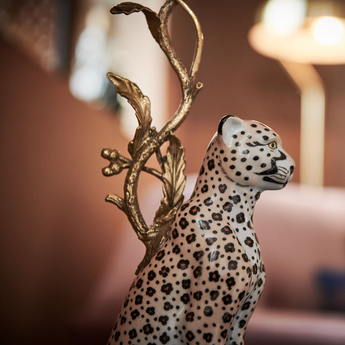 &k amsterdam Kandelaar Luipaard