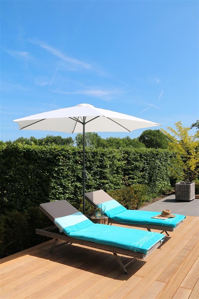 Parasol Luxe 6-ribs - Ø 300cm - wit