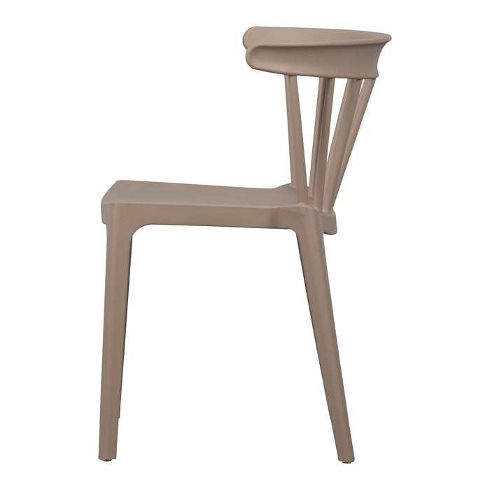 Woood Bliss Spijlenstoel - Nude