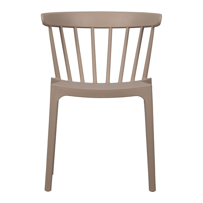 Woood Bliss Spijlenstoel - Nude