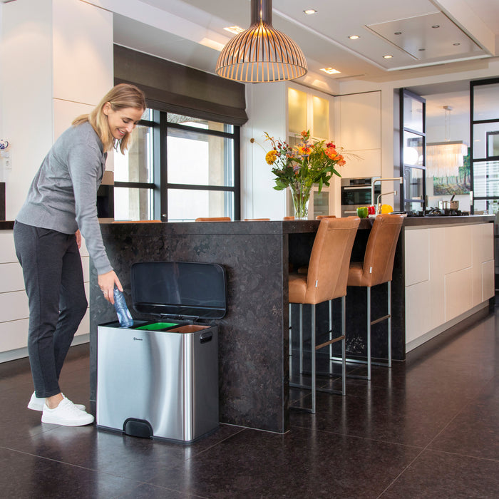 Homra 'Kick me' Afvalemmer met Sensor 45 Liter (15+15+15 liter)