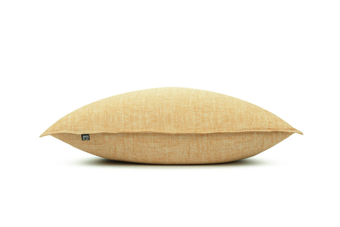 Zo Home Lino Kussensloop Linnen Look ochre yellow