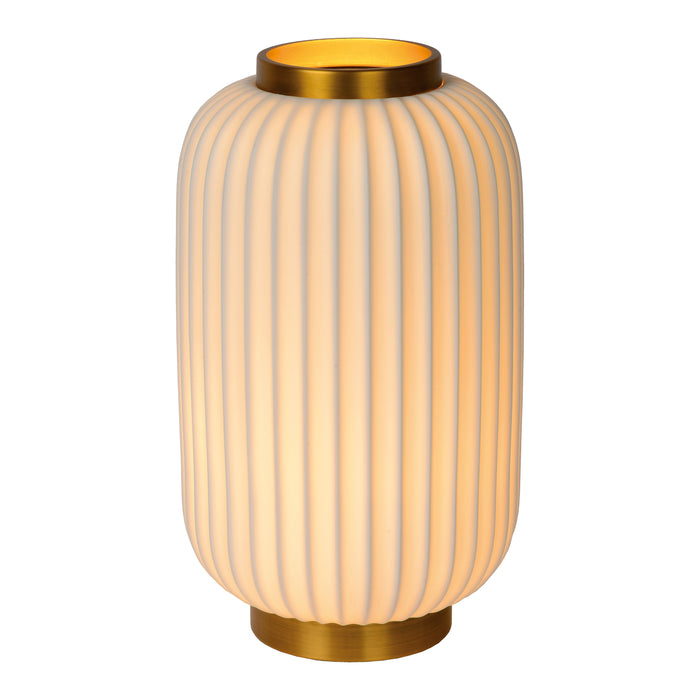 Lucide GOSSE - Tafellamp - Ø 19,7 cm - 1xE14 - Wit