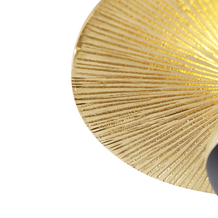 QAZQA Oosterse plafondlamp goud rond - Konge