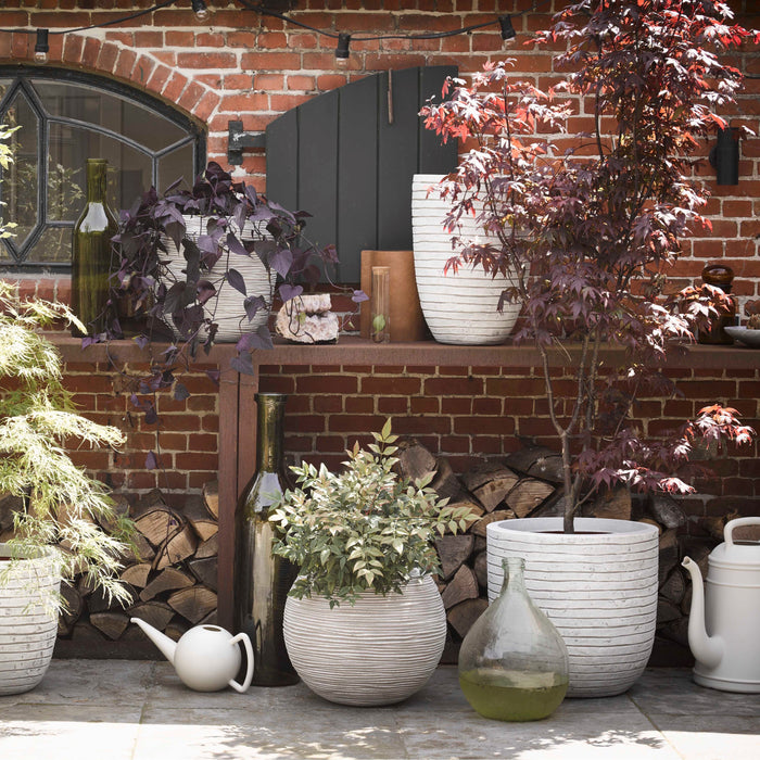 Capi Europe Nature Rib Vaas Rond Bloempot 40 cm