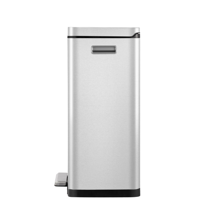 EKO Pedaalemmer X-Cube 2x20 L matzilverkleurig