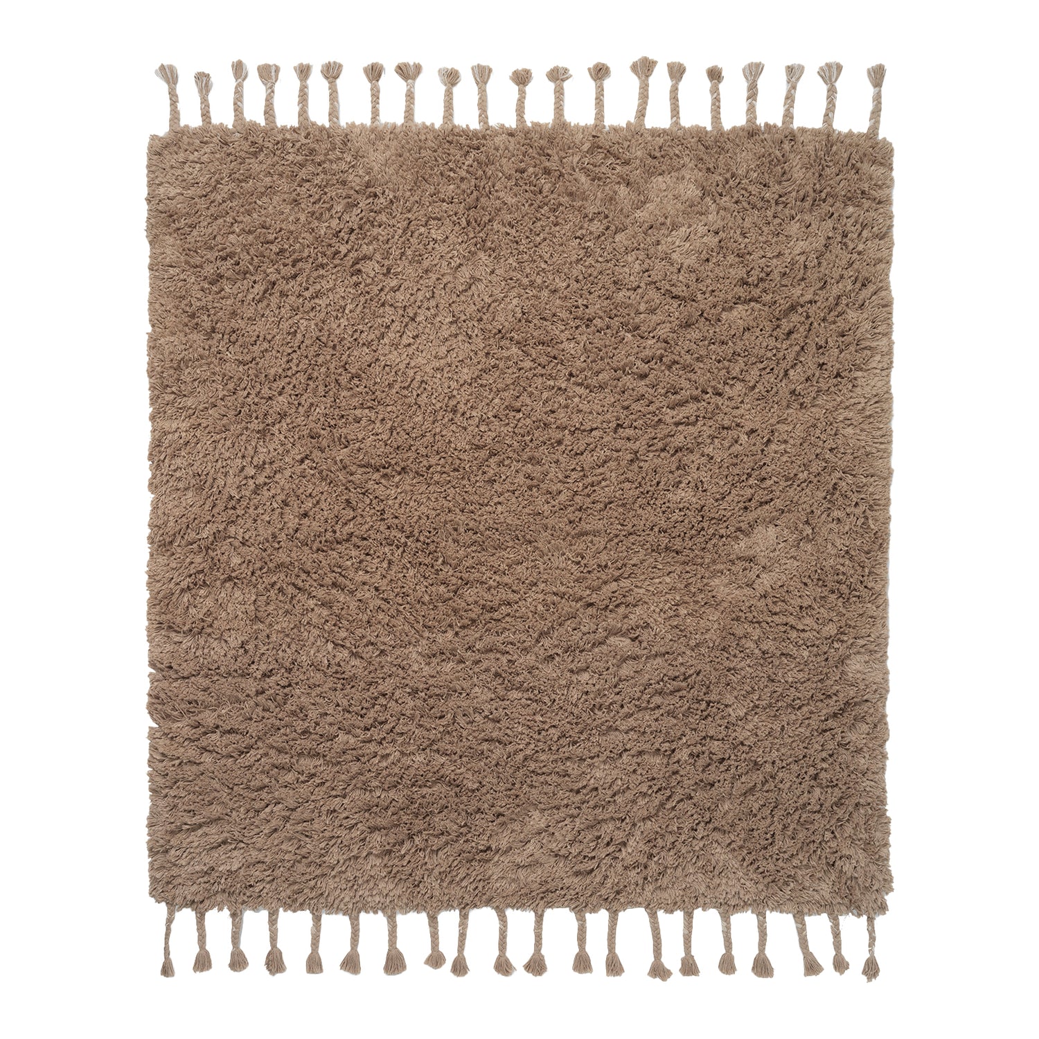 Ferm Living Amass Long Pile Vloerkleed - White Pepper