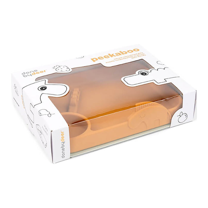 Done by Deer Peekaboo Bord met Compartimenten - Mustard