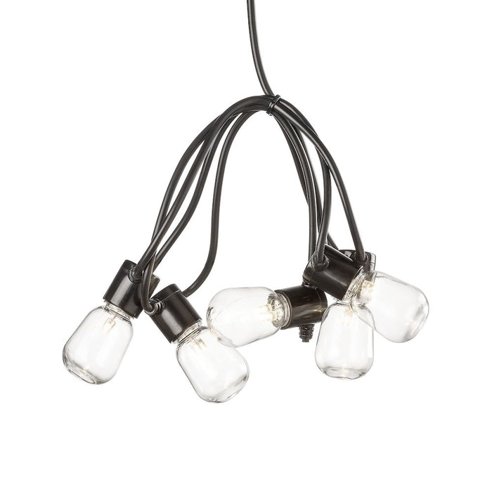 Konstsmide LED Partysnoer Transparant Amber 9.75m/40 lampjes
