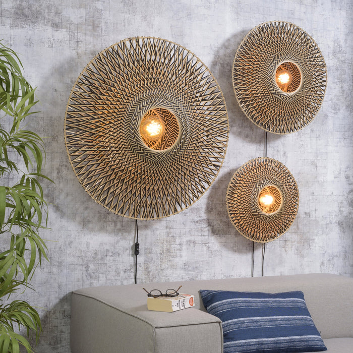 GOOD&MOJO Bali Wandlamp L - Ø 87 cm