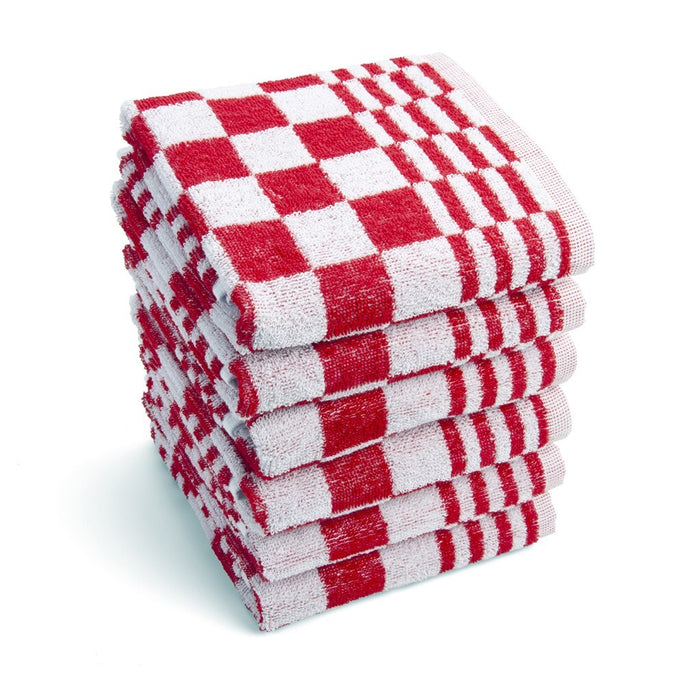 Byrklund - Keukendoek Clean & Fresh - 6x 50x50 - Rood