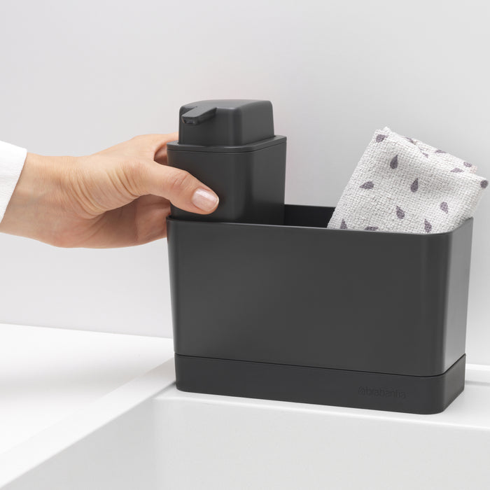 Brabantia Sink Side Aanrechtorganiser + Zeepdispenser