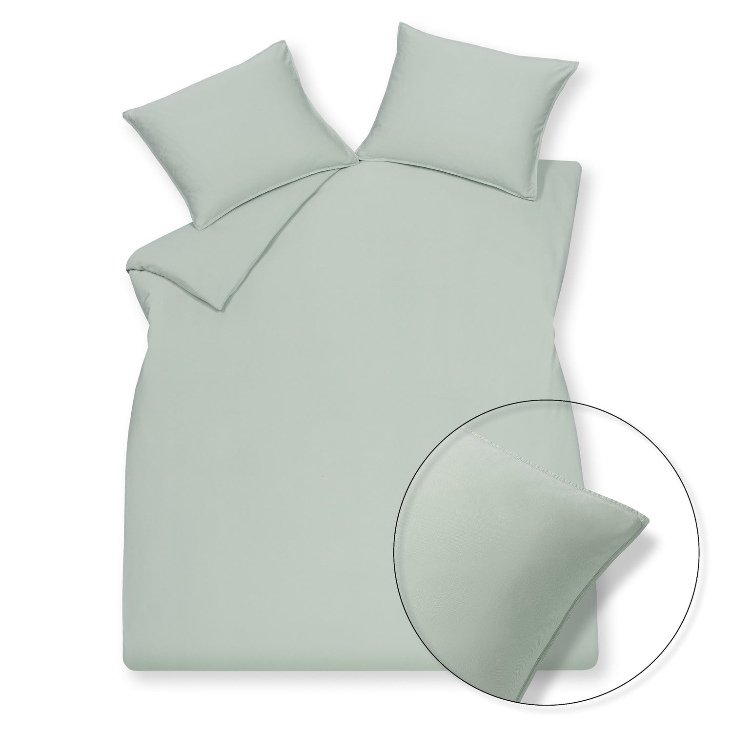 Vandyck Dekbedovertrek PURE 33 Celadon Green 200x220 cm (percalkatoen)