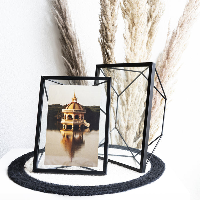 QUVIO Fotolijst hexagon staal 15 x 20.5cm - Zwart