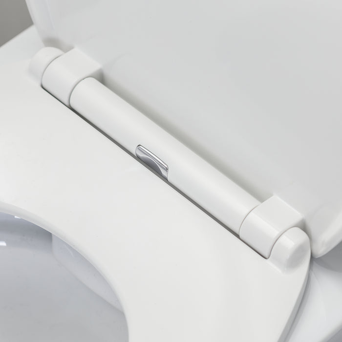 Tiger Blade Toiletbril met Deksel Duroplast - Wit