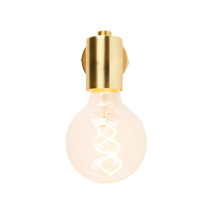 QAZQA Smart Art Deco wandlamp goud incl. G95 WiFi lichtbron - Facil