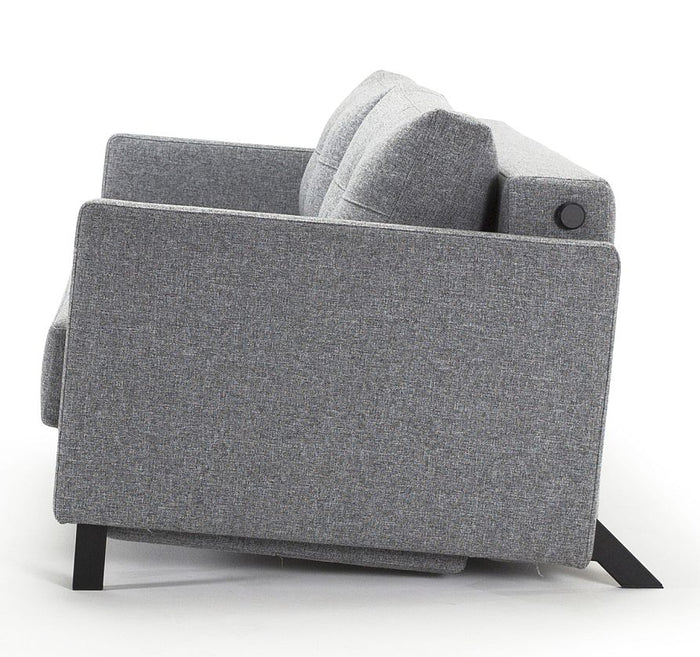 Innovation Cubed 160 Slaapbank Armleuning Twist Granite 565