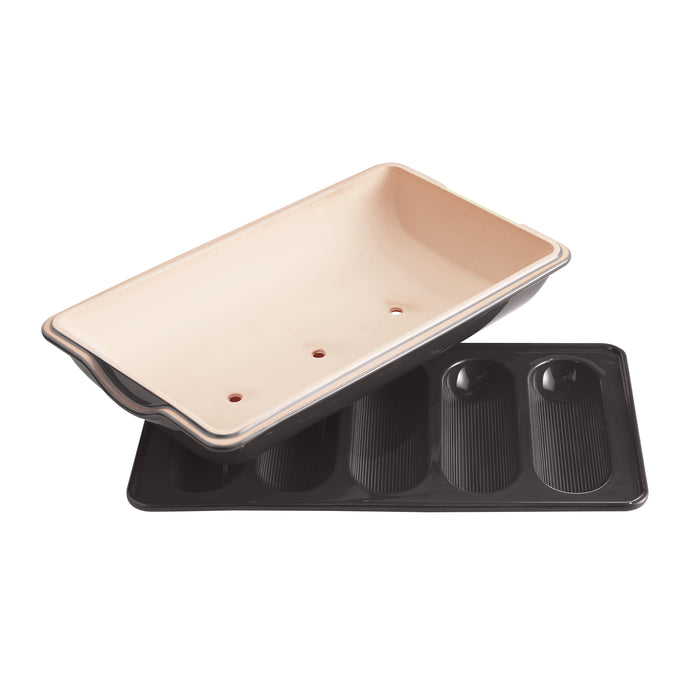 Emile Henry Baguettevorm Mini E-box  - Fusain