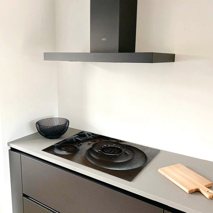 Inductie Beschermer - Exclusief - Love for Black Print - 81x52cm