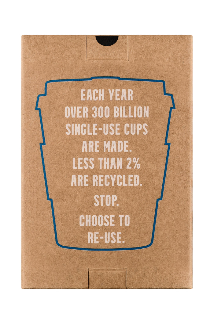 Ecoffee Cup Tsar Bomba - Koffiebeker to Go 350 ml - Paars Siliconen